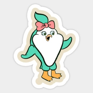 Poppy the Penguin Sticker